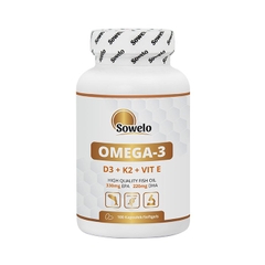 SOWELO OMEGA3 D3 K2 - 100 VIÊN