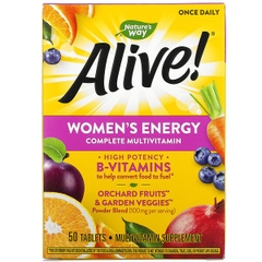 Alive Energy Women, Viên Uống Vitamin Rau Củ cho Nữ (50 Viên)