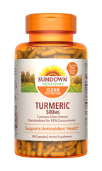 Sundown Turmeric Curcumin 500mg - 90 viên