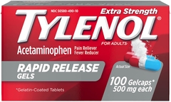 Tylenol Rapid Release 500mg (For Adult) - 225 viên Gel
