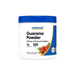 NUTRICOST GUARANA POWDER 220MG NATURAL CAFFEINE 100GRAM