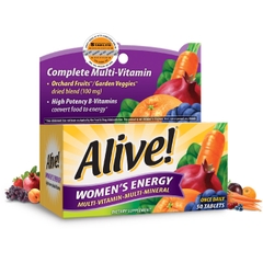 Alive Energy Women, Viên Uống Vitamin Rau Củ cho Nữ (50 Viên)