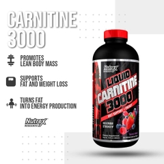 NUTREX CARNITINE LIQUID - CARNTINE NƯỚC 3000MG
