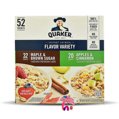 QUAKER INSTANT OATMEALS - YẾN MẠCH ĂN LIỀN GÓI TIỆN LỢI