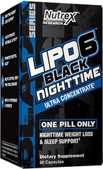 Nutrex - Lipo-6 Black Nighttime UC (60 viên)