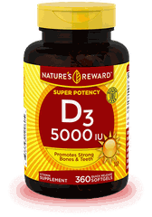 Nature's Reward Vitamin D3 5000IU (360 viên)