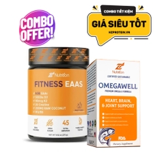 Combo EAA +Creatine +D3 K2 + Điện giải và Dầu cá Omegawell Hàm lượng cao