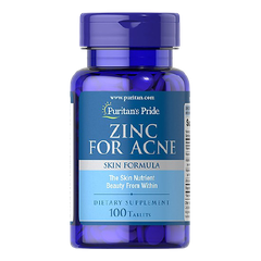 ZINC FOR ACNE PURITAN'S PRIDE - 100 VIÊN