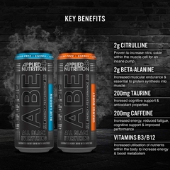 ABE Preworkout RTD, Nước Uống Tăng Sức Mạnh, Có Gas (330ml)