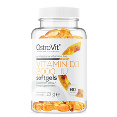 Ostrovit Vitamin D3 2000iu - 60 viên softgels