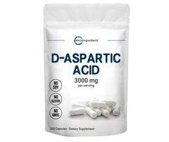 Micro D-Aspartic Acid - Tăng Test DAA 3000mg (300 Viên)