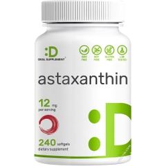 Deal Supplement Astaxanthin 12mg - Viên uống chống oxy hóa, đẹp da, hỗ trợ mắt, khớp