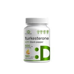 Deal Supplement Turkesterone with Black Pepper 500mg -  (180 viên)