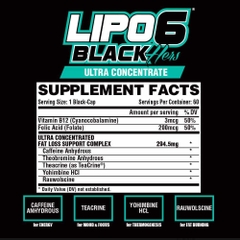 NUTREX LIPO6 BLACK HER - ĐỐT MỠ AN TOÀN DÀNH CHO NỮ (60 VIÊN)