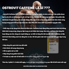 OSTROVIT CAFFEINE 200MG - VIÊN UỐNG GIÚP TỈNH TÁO, TẬP TRUNG (110 VIÊN)
