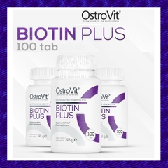 OSTROVIT BIOTIN PLUS - TĂNG CƯỜNG MIỄN DỊCH, HỖ TRỢ ĐẸP DA, KHỎE MÓNG , MỌC TÓC (100 VIÊN)