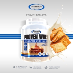 GASPARI PROVEN WHEY 100% HYDROLYZED PROTEIN - SỮA TĂNG CƠ THỦY PHÂN 100% (4 LBS)