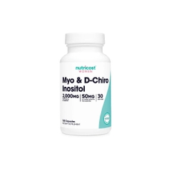 Nutricost Women Myo 2000mg & D-Chiro Inositol 50mg (30 lần dùng) - Cân Bằng Nội Tiết, Cải Thiện Chức Năng Sinh Sản