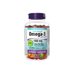 Webber Naturals Omega-3 with CoQ10 - Dầu Cá Hàm Lượng Cao