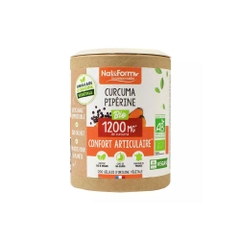 Nat&Form Curcuma 1200mg – Curcumin Tự Nhiên, Hỗ Trợ Chức Năng Gan, Nghệ Cao Cấp Từ Pháp, Dịu Nhẹ Dạ Dày