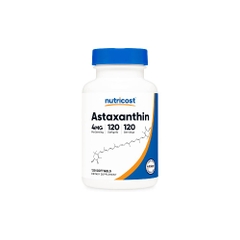 Nutricost Astaxanthin 4mg Viên Uống Chống Lão Hoá, Trẻ Hoá Cơ Thể