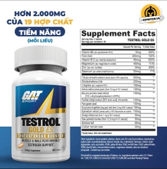 GAT Sport Testrol Gold ES, 60 Viên