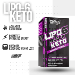 NUTREX LIPO6 BLACK KETO (60 VIÊN)