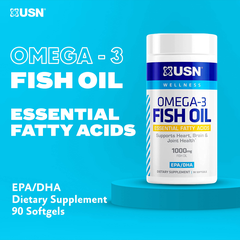 USN DẦU CÁ OMEGA FISH OIL - 90 viên