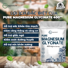 Micro Pure Magnesium Glycinate 400mg (Dạng Bột)