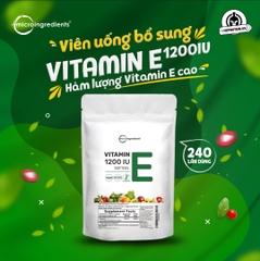 Micro Vitamin E 1200IU (240 viên Softgels)