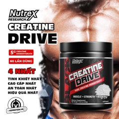 Nutrex Creatine Monohydrate Tinh Khiết Chất Lượng Cao (300g/60 lần dùng)