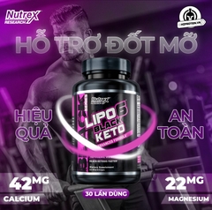 NUTREX LIPO6 BLACK KETO (60 VIÊN)