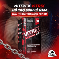 Nutrex Vitrix - Tăng Test Hỗ Trợ Sinh Lý Nam (60 viên)