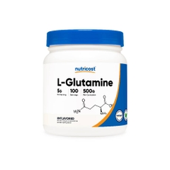 Nutricost L-Glutamine Phục Hồi Cơ Bắp 500gram/100 Lần Dùng