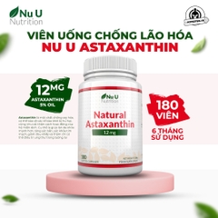 NUU ASTAXANTHIN 12MG - CHỐNG LÃO HÓA TỐI ĐA (180 VIÊN)