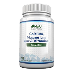 NUU CALCIUM, MAGNESIUM, ZINC & VITAMIN D3 - 365 VIÊN