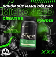Micronized Creatine Powder Unflavored 300gram (60 lần dùng)