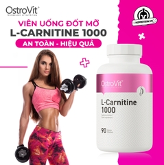 OSTROVIT L-CARNITINE, HỖ TRỢ GIẢM MỠ AN TOÀN CARNITINE DẠNG VIÊN (90 VIÊN)