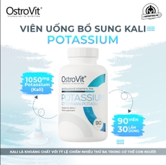 OSTROVIT POTASSIUM - VIÊN UỐNG BỔ SUNG KALI HỖ TRỢ LÝ TƯỞNG CHO HỆ THỐNG THẦN KINH (90 VIÊN)