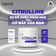 Ostrovit Citrulline 210g - Giúp pump cơ hiệu quả hơn