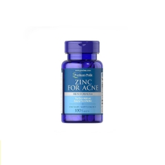 ZINC FOR ACNE PURITAN'S PRIDE - 100 VIÊN