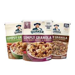 GRANOLA SIMPLY QUAKER - YẾN MẠCH ĂN LIỀN TIỆN LỢI (2 LBS)