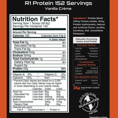 RULE1 PROTEIN ISOLATE (ĐỎ) 10LBS