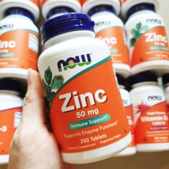 NOW ZINC - VIÊN UỐNG BỔ SUNG KẼM (250 VIÊN)