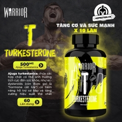 Warrior T Turkesterone - 60 Capsules