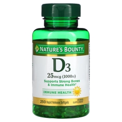 Nature Bounty D3 1000iu - 250 viên