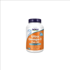 NOW ULTRA OMEGA-3 FISH OIL 500EPA/250DHA - DẦU CÁ HỖ TRỢ SỨC KHỎE MẮT (180 VIÊN)