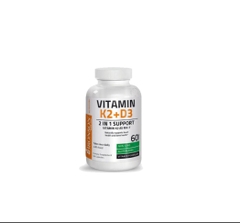 BRONSON VITAMIN D3+ K2 MK7 (60 VIÊN): BẢO VỆ VÀ PHỤC HỒI XƯƠNG KHỚP, HỆ MIỄN DỊCH