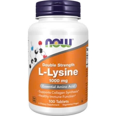 Now L-Lysine Supports Collagen Synthensis & Healthy Immune Function - Tăng Sản Sinh Collagen Và Hỗ Trợ Sức Khỏe Xương Khớp