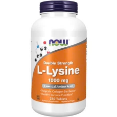 Now L-Lysine Supports Collagen Synthensis & Healthy Immune Function - Tăng Sản Sinh Collagen Và Hỗ Trợ Sức Khỏe Xương Khớp